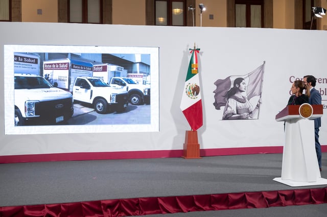 La presidenta Claudia Sheinbaum dio el banderazo de salida.