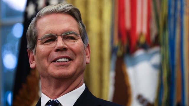Treasury Secretary Scott Bessent at the White House earlier this month. Photo: Win McNamee/Getty Images