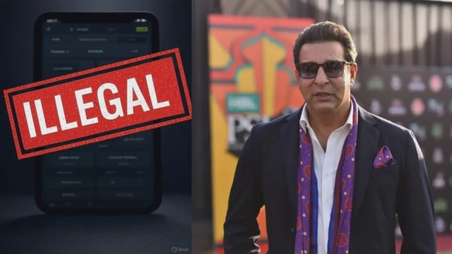 Wasim Karam in trouble for allegedly promoting gambling app | Image: Grok/PCB