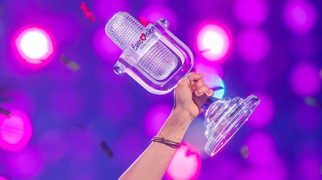 Der Pokal des Eurovision Song Contests.