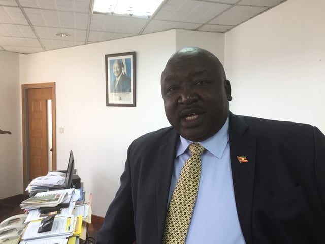 Ugandan Minister of State for Foreign Affairs Okello Oryem poses in his office in Kampala, Uganda, February 2, 2017. REUTERS/Ed Cropley/File Photo