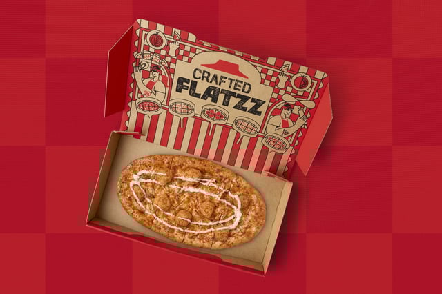 The chain hopes "Crafted Flatzz" lures in lunch customers.