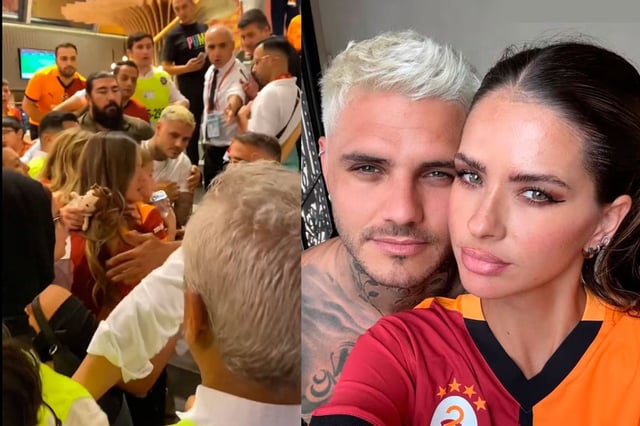 Mauro Icardi y La China. Foto: captura pantalla