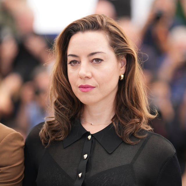FILE  - Aubrey Plaza poses for photographers at the photo call for the film 'Honey Dont!'' at the 78th international film festival in Cannes, southern France, Saturday, May 24, 2025. (Photo by Lewis Joly/Invision/AP, file)