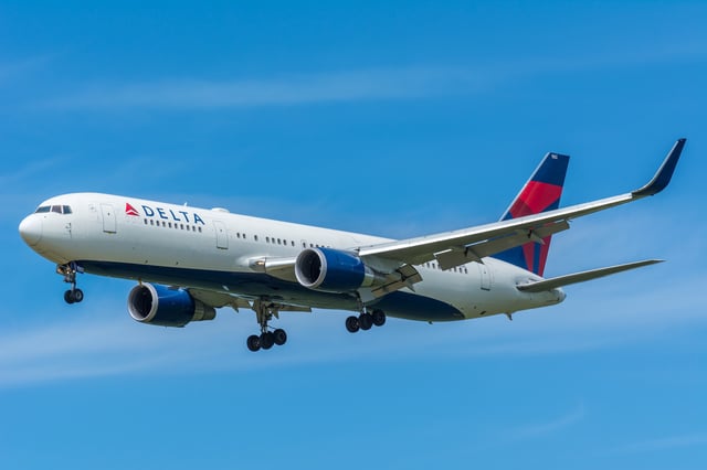 A Delta 767-300ER. (Photo: Shutterstock | Nieuwland Photography)