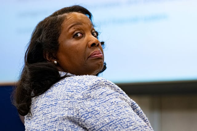 Lisa Cook, governor of the Federal Reserve, at conference in Washington on July 22, 2025. 