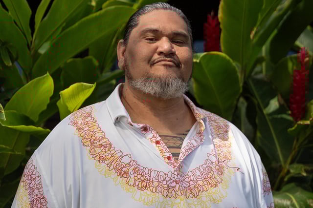 David Hekili Kenui Bell is pictured in a photo from July 2024 in Kailua-Kona, Hawaii.