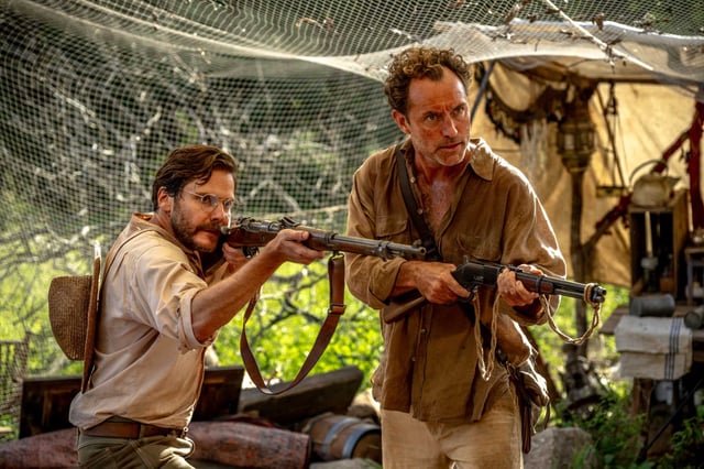 Daniel Brühl and Jude Law star in Ron Howard’s “Eden,” about a group of people who turn their backs on society and set their futures on the harsh landscape of the Galapagos.