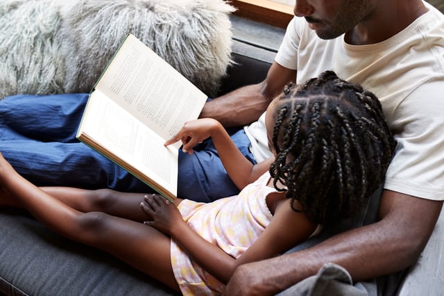 Reading with children can help families connect.