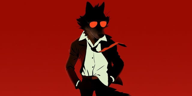 Sam Rockwell's Mr. Wolf on the poster for The Bad Guys 2.