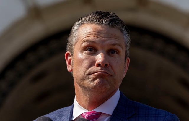 U.S. Defense Secretary Pete Hegseth.