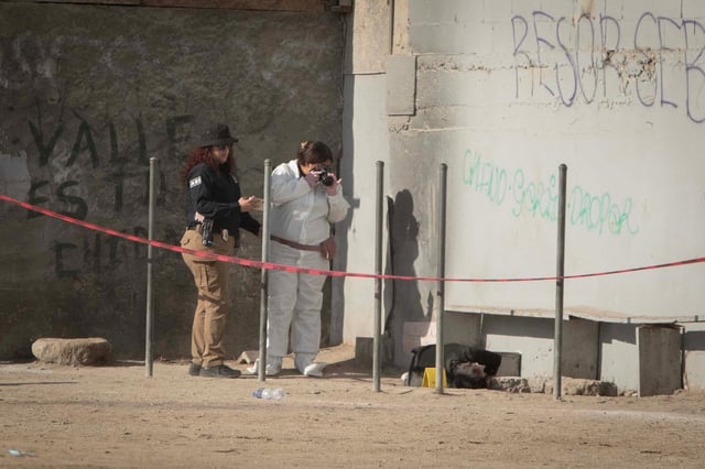 La víctima presentaba una lesión en la cabeza. Foto: Border Zoom