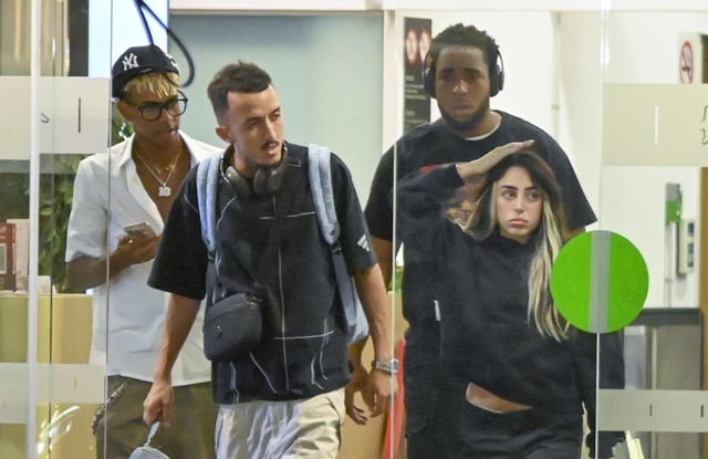 Nicki Nicole y Lamine Yamal, juntos luego de una escapada a Mónaco en el aeropuerto de Barcelona
