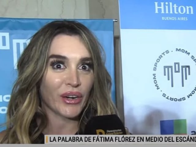 Fátima Florez. Fotos: Captura TV.