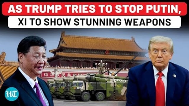 China set to shock world with ‘never-before-seen’ weapons on September 3 amid Trump push to stop Putin