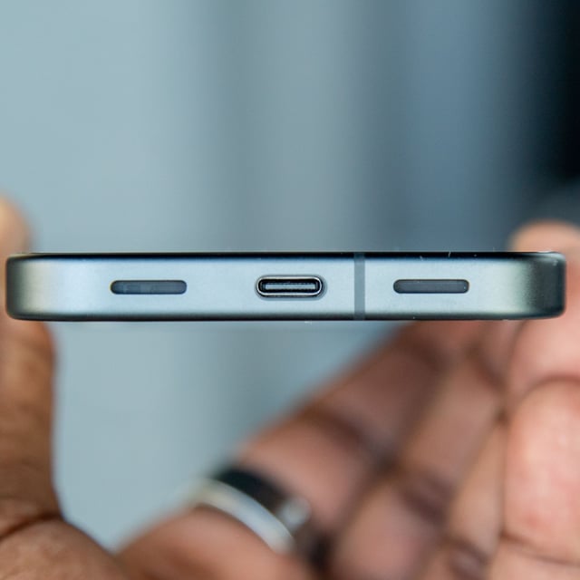 Pixel 10 USB-C port and speaker grilles