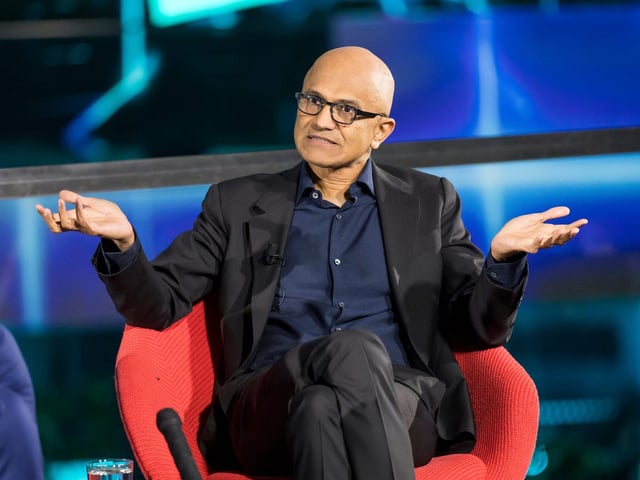 Microsoft CEO Satya Nadella.