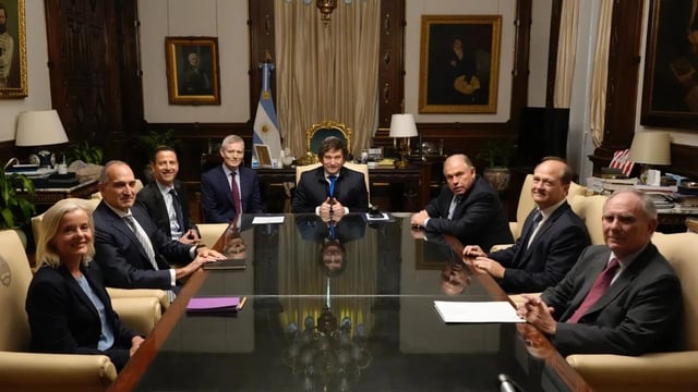 El Presidente Javier Milei recibió en Casa Rosada al CEO de Glencore, Gary Nagle.
