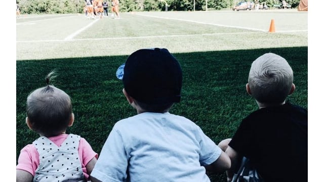 The jewelry designer wished her ex a happy Father's Day, writing via Instagram: "We had a beautiful day together yesterday at my new house. Modern family? Co-parenting? Whatever you want to call it, we are navigating it the best way we know how."