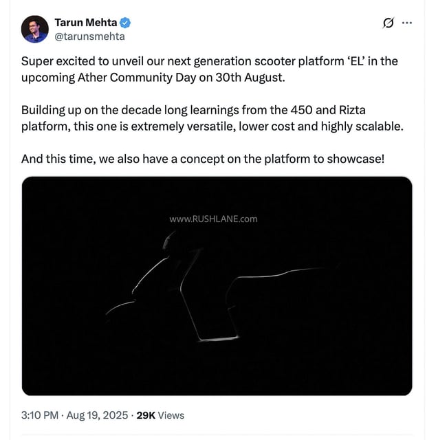 Ather EL Concept Teased