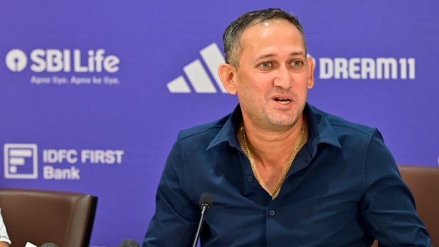 The chairman of the BCCI selection committee, Ajit Agarkar