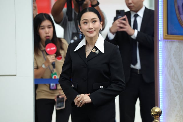 Suspended Thai Prime Minister Paetongtarn Shinawatra looks on as she arrives at the Constitutional Court to testify in a high-profile ethics case, following a leaked phone conversation between her and Cambodia’s former leader Hun Sen, in Bangkok, Thailand, August 21, 2025. REUTERS/Athit Perawongmetha