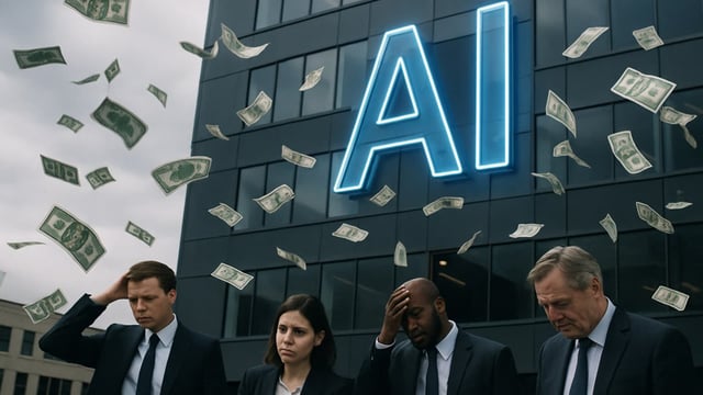 AI’s gateway to the future is blocked, for now. Most businesses watch budgets vanish while waiting for tech to deliver.