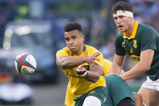 BLOEMFONTEIN, SOUTH AFRICA - SEPTEMBER 30: Will Genia of Australia during the Rugby Championship 2017 match between South Africa and Australia at Toyota Stadium on September 30, 2017 in Bloemfontein, South Africa. (Photo by Dirk Kotze/Gallo Images)