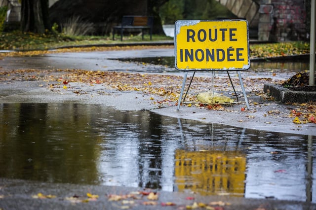 Cinq départements sont toujours en vigilance orange pluie inondations ce jeudi 21 août 2025. Photo d’illustration.