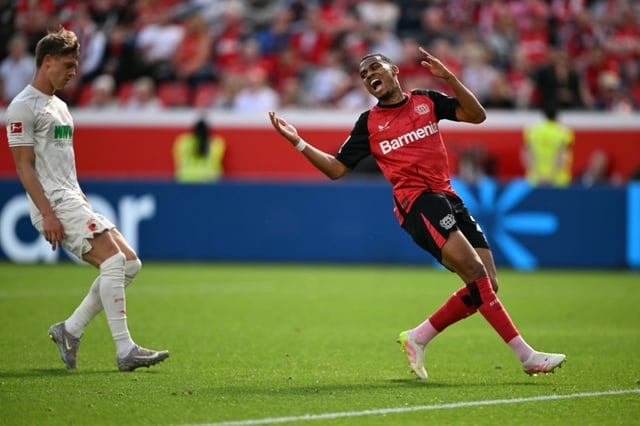 Moroccan international wing Amine Adli (R) signed for Bournemouth from Bayer Leverkusen saying the people at the English club are full of love