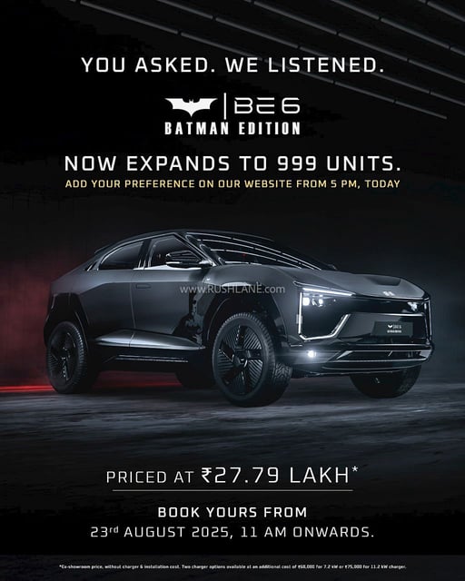 Mahindra BE 6 Batman Edition