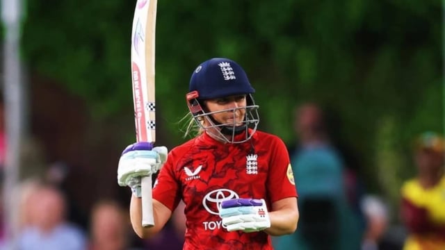 Star batter Heather Knight playing for England | Image: Instagram/@heatherknight55