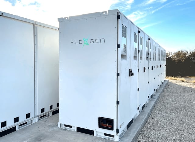 A FlexGen battery energy storage system. Image: FlexGen.