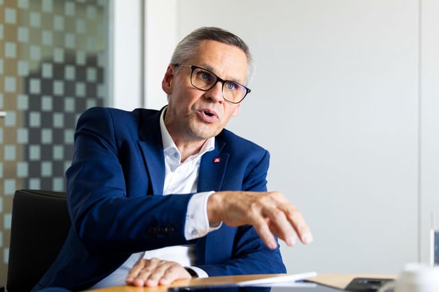 Thorsten Gröger, Bezirksleiter der IG Metall in Niedersachsen und Sachsen-Anhalt