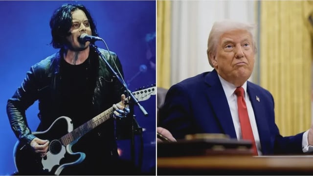 El ex The White Stripes y fuerte mensaje contra Trump. 