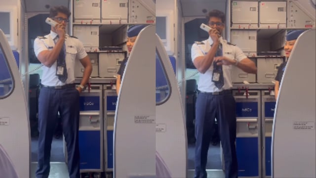 IndiGo pilot goes viral. Image Source: capt_pradeepkrishnan/ Instagram