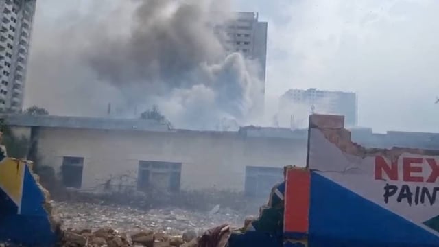 Massive blast in Karachi  | Image: Republic