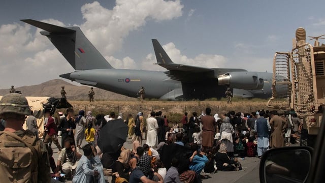 The Ministry of Defence flew Afghans out of the country in 2021