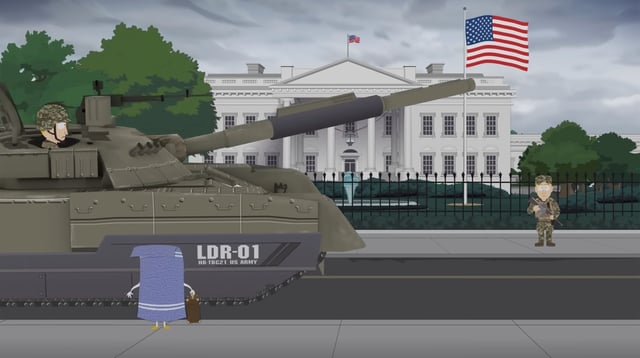 Still from “South Park” season 27 episode 3. Fair use, do not distribute.