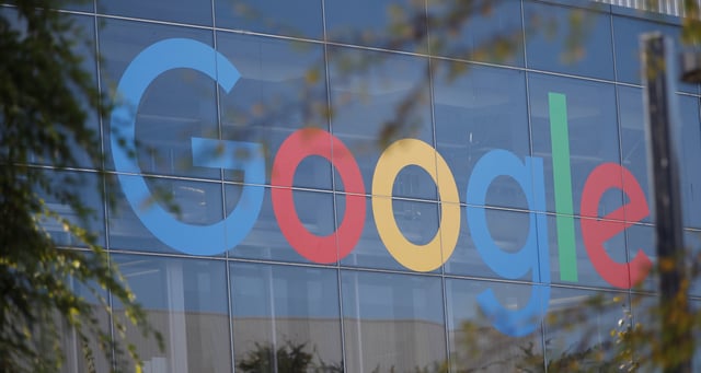 A window at Google headquarters in Mountain View, California. (REUTERS / Stephen Lam)