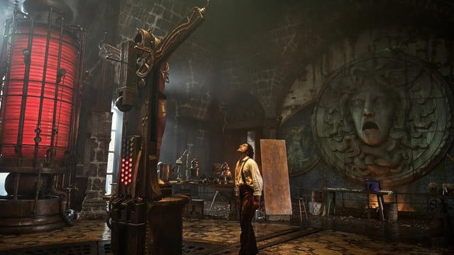Real sets built for film