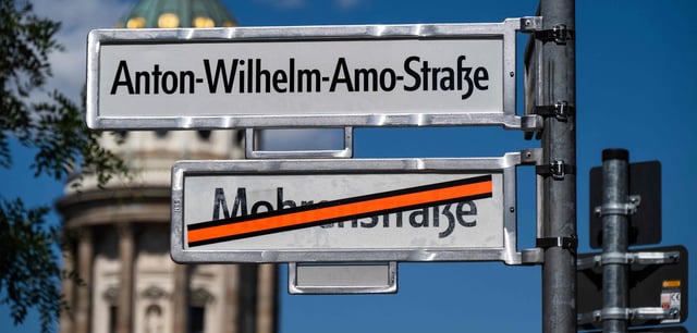 Die Berliner Mohrenstraße soll in Anton-Wilhelm-Amo-Straße umbenannt werden