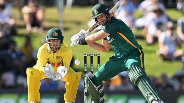 South Africa batter Aiden Markram in action against Australia in 1st ODI | Image: AP