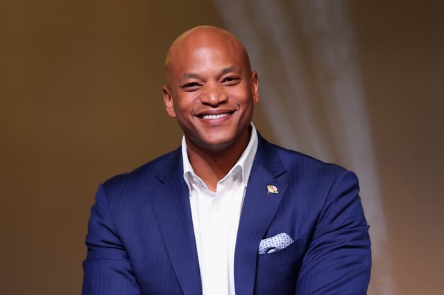 Maryland Governor Wes Moore speaks at the 2025 ESSENCE Festival of Culture in New Orleans on July 6, 2025.