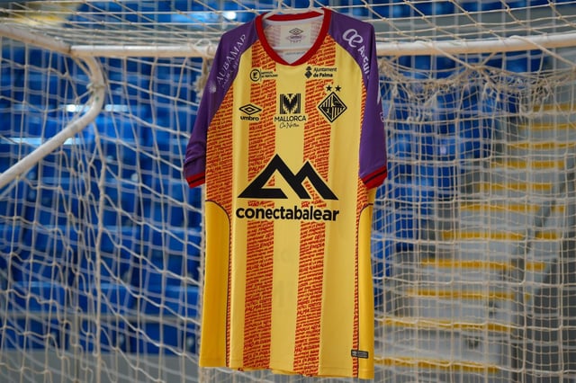 La tercera camiseta con la que el Palma Futsal va a jugar este año.