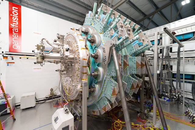 A component of General Fusion's energy device. (General Fusion Photo)