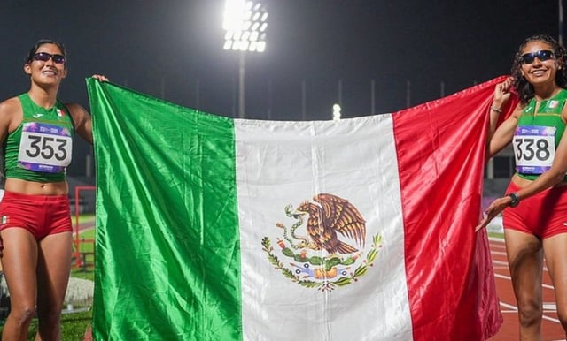 Suman mexicanas 2 medallas en atletismo en Asunción 2025