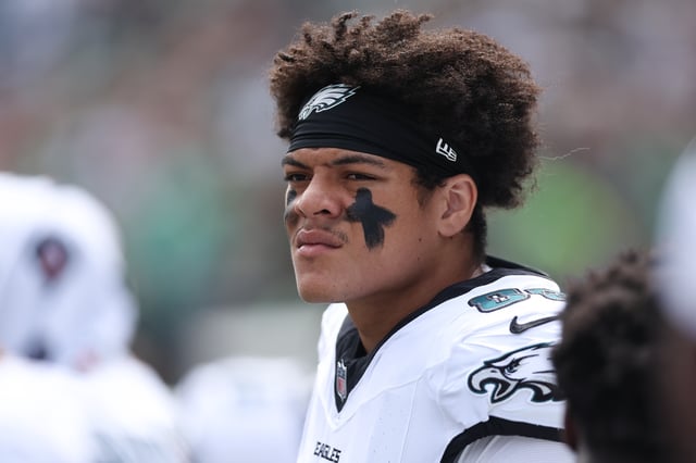 Aug 16, 2025; Philadelphia, Pennsylvania, USA; Philadelphia Eagles wide receiver Johnny Wilson (89) in a game against the Cleveland Browns at Lincoln Financial Field. Mandatory Credit: Bill Streicher-Imagn Images/ File Photo
