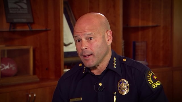 Dallas Chief of Police Eddie Garcia talks with NBC 5 Investigates about speed enforcement in the city.
