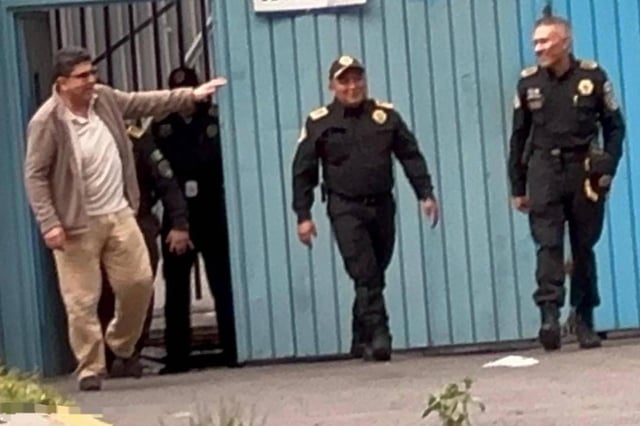 Fidel Kuri abandonó el Reclusorio Norte y se despidió de los guardias. (Foto: Redes sociales)